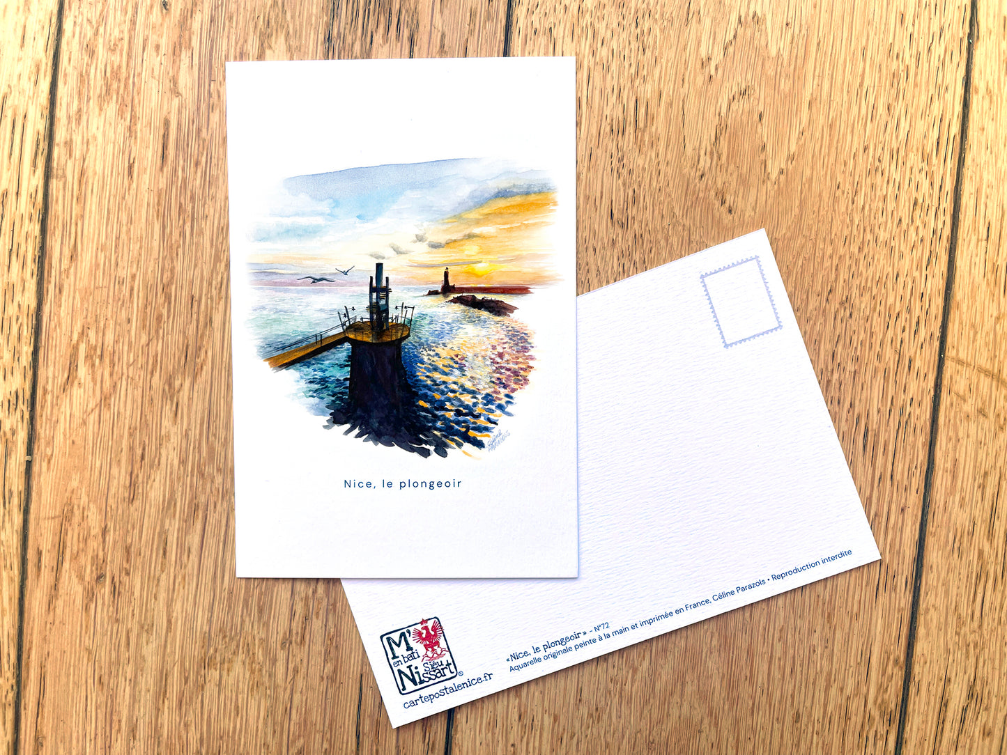 Carte-postale-Nice-Plongeoir