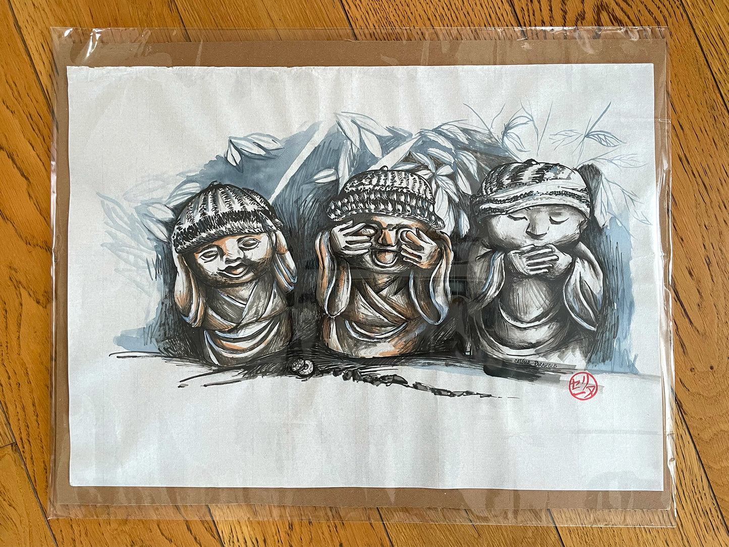 Illustration-sur-papier-de-riz-Callilygraphies_5592 avec blister