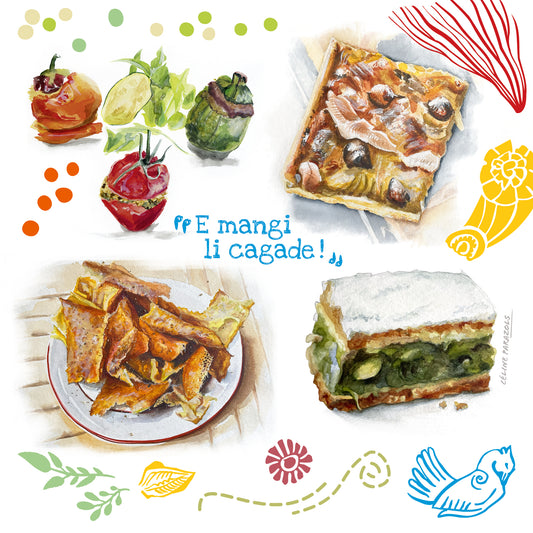 Illustration Cagade 150x150 mm