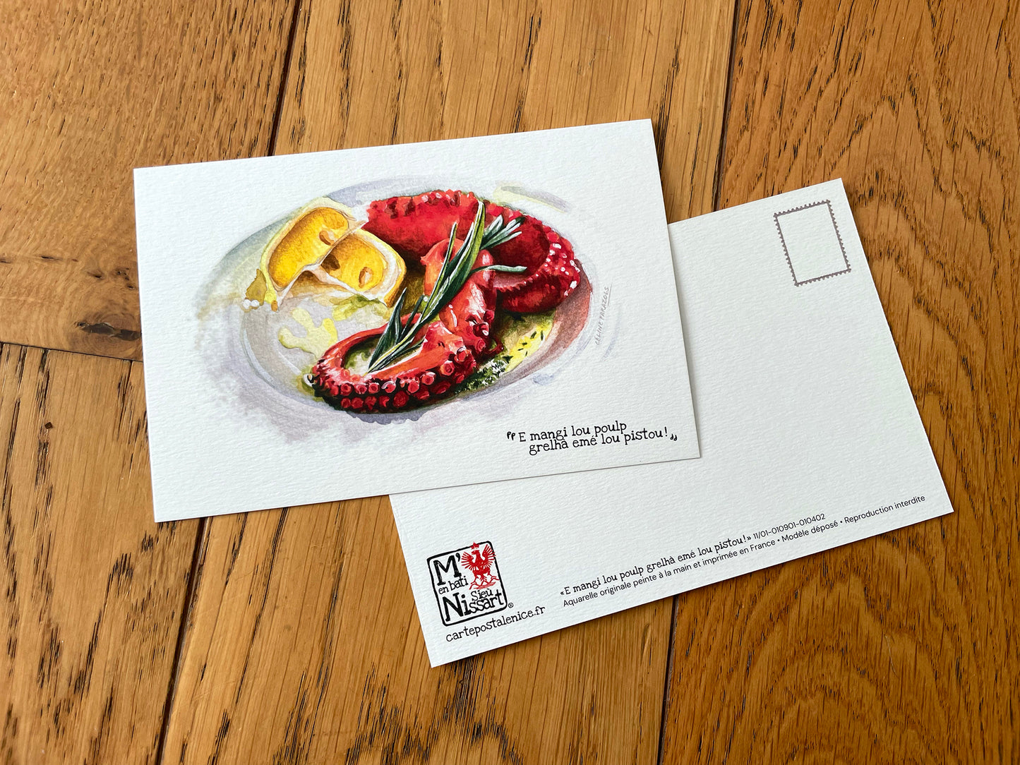 Lou Poulp grelhà emé lou Pistou - modèle basique