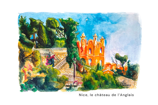carte postale Nice_Chateau_de_l_Anglais