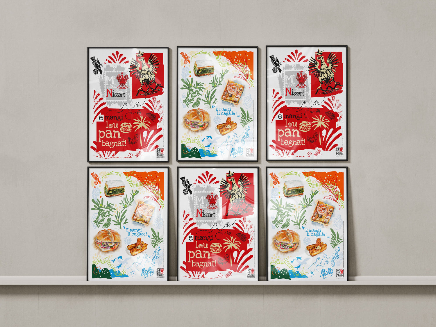 Collection d'affiches Niçoises