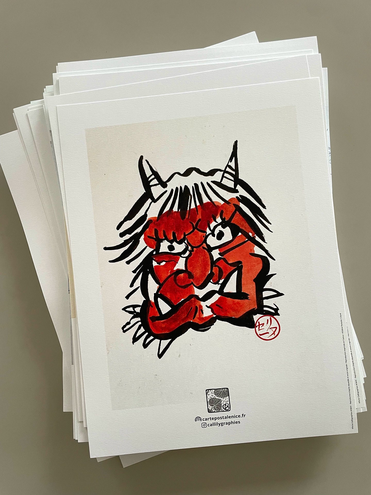 Affiche-du-japon-Tengu