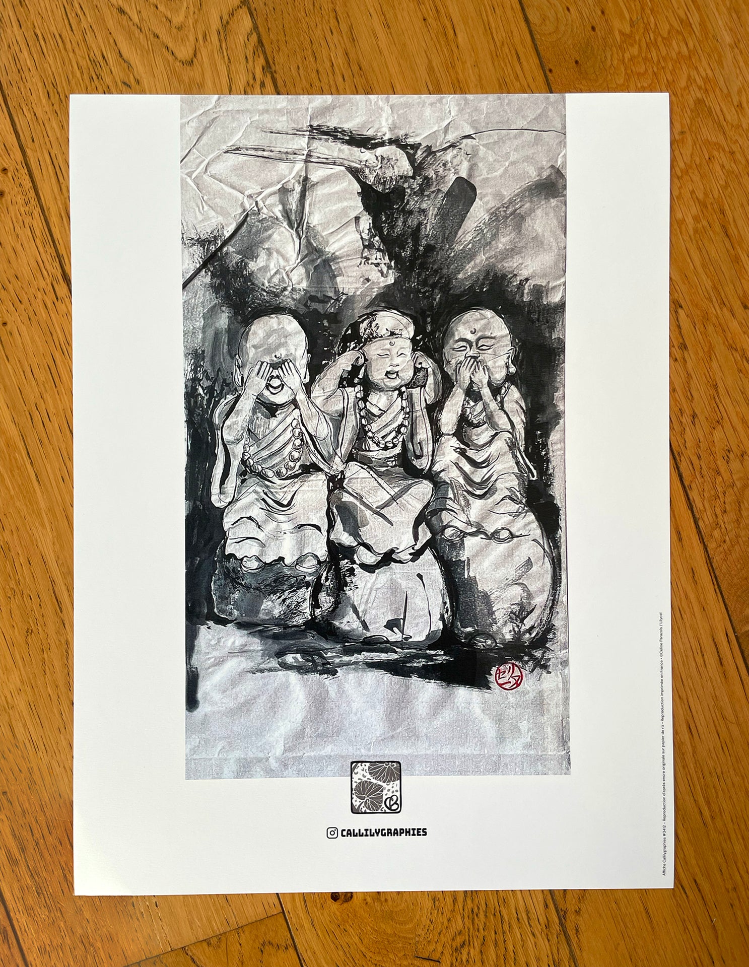 Affiche du japon statuettes Jizô