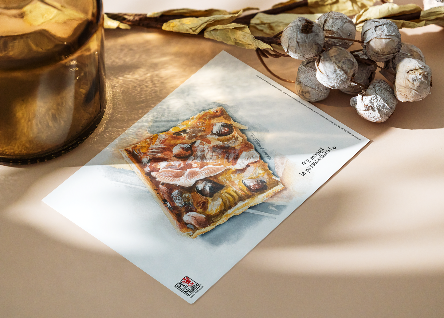 Affichette A4 - La pissaladière