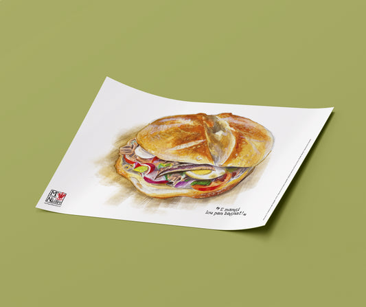 Ambiance-affichette-Pan-Bagnat de Nice