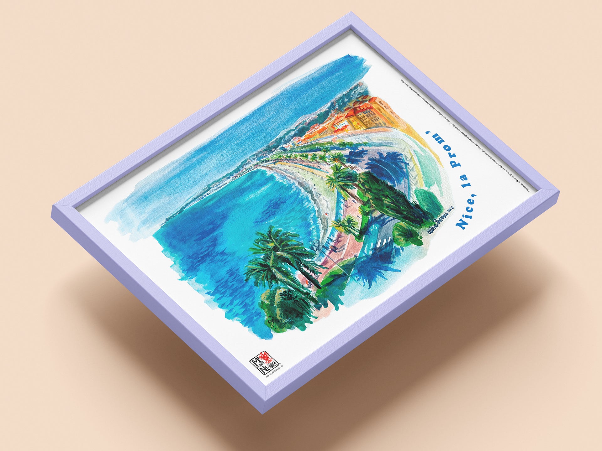 Ambiance-affichette-Promenade des anglais