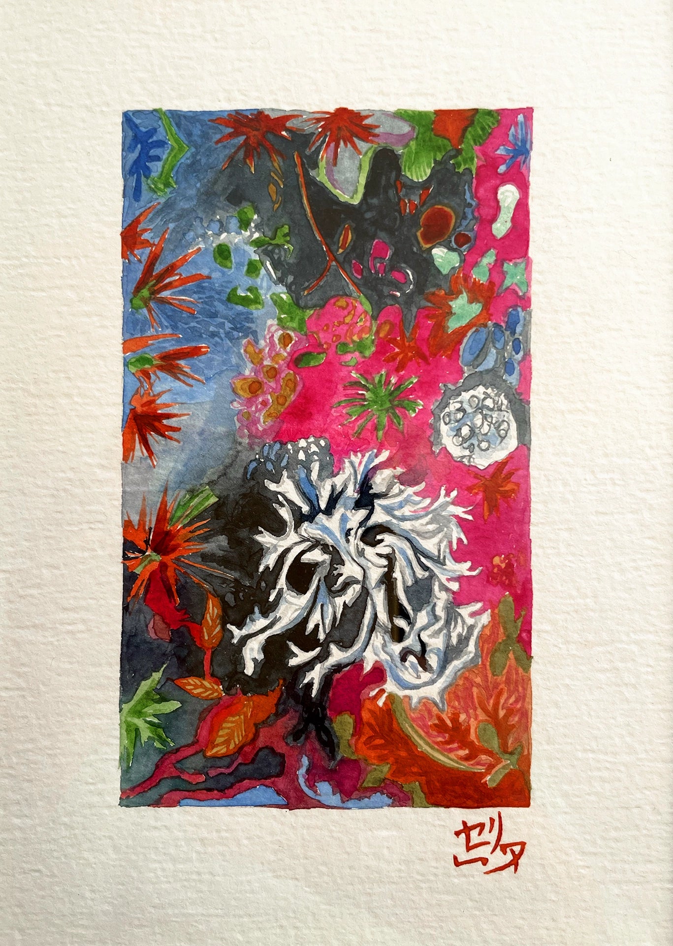 Aquarelle lithosphere1 fonds marins