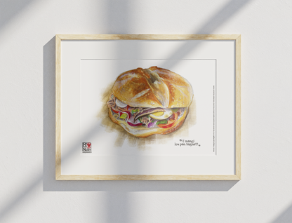 Cadre-affichette-A4 Pan-Bagnat