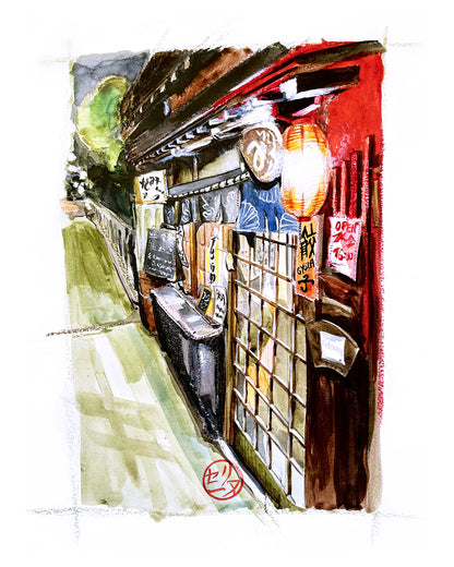 Carte postale " Une échoppe à Takayama " - Studio Cartes Postales Nice