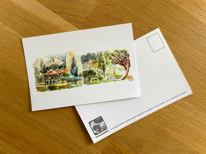 Carte postale Temple de " Shinjukugyoen "