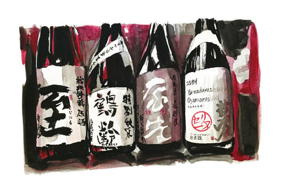 Bouteilles de saké