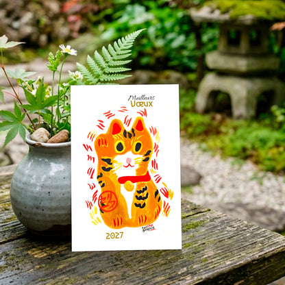 Carte-postale-Maneki-Neko-ambiance-8739