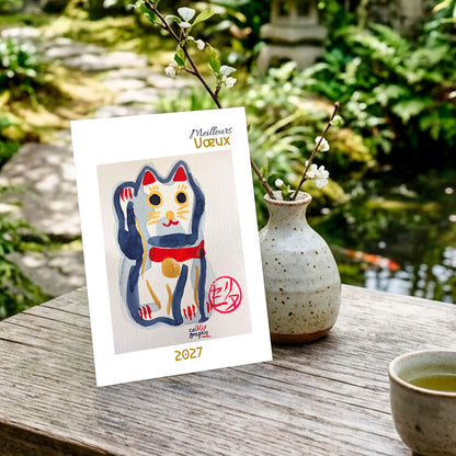 Carte-postale-Maneki-Neko-ambiance-8745