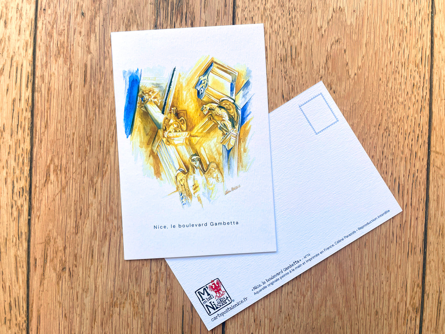 Carte-postale-Nice-aigles du boulevard-Gambetta