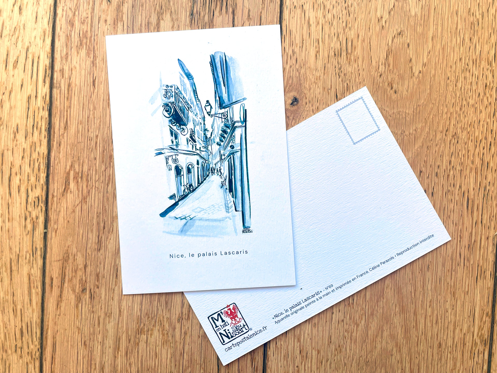 Carte-postale-Nice-palais-Lascaris