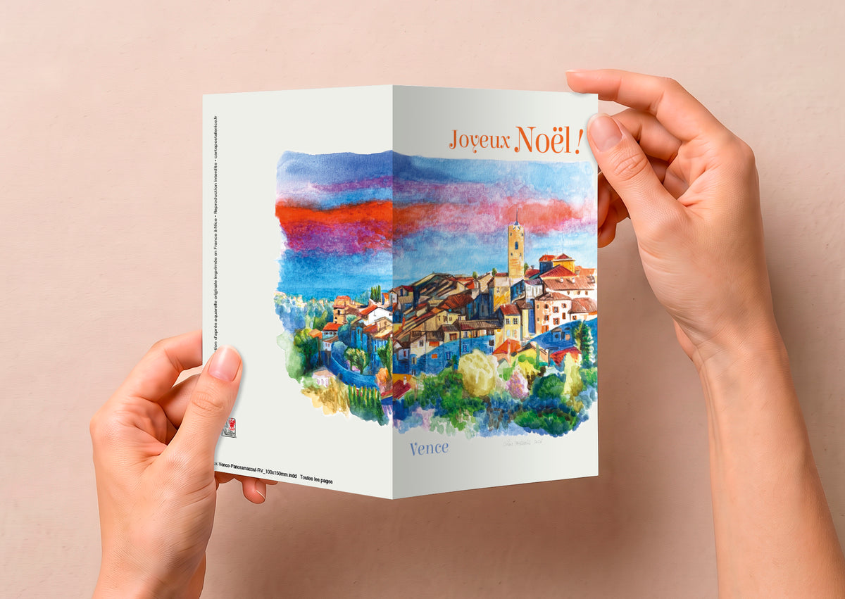 Carte de vœux-2027-Vence-Panorama couleur