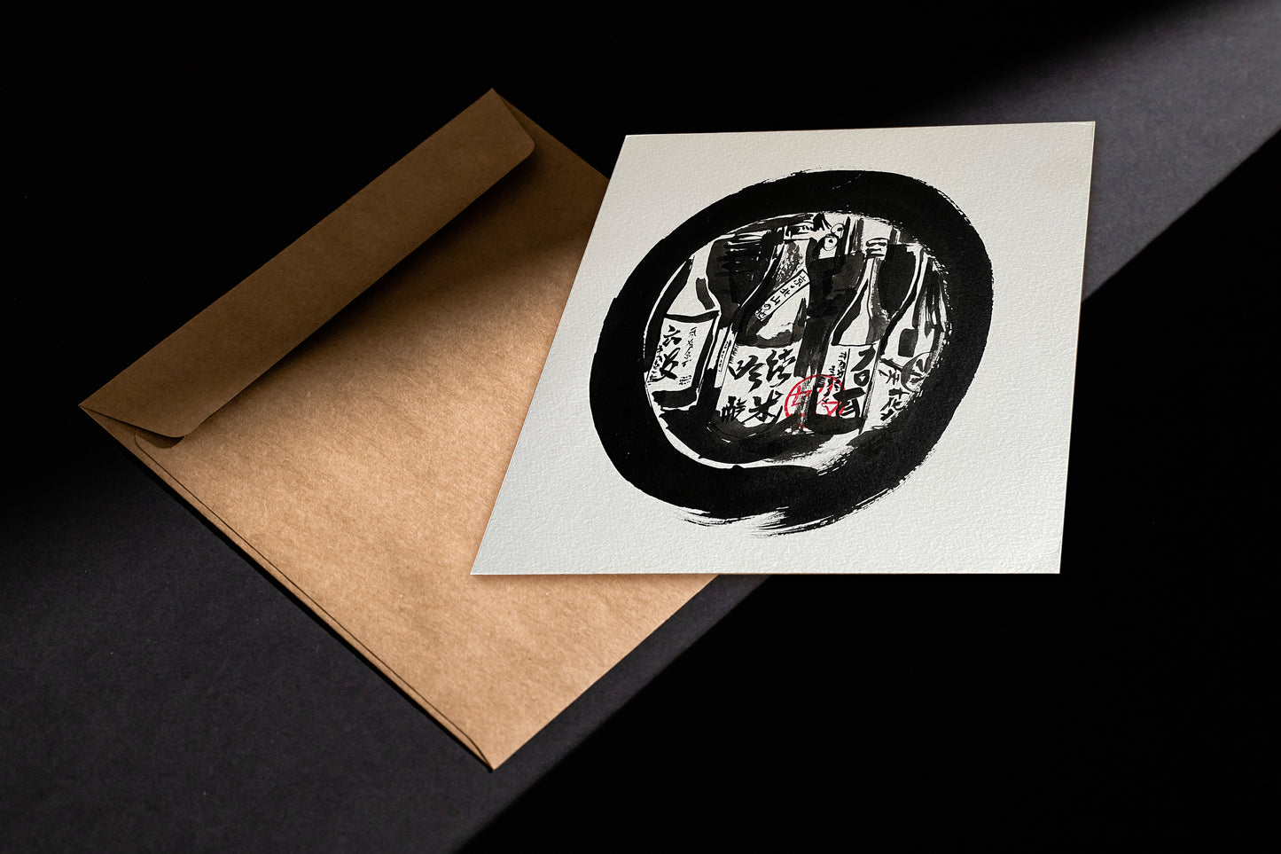 Encre originale hublo15 avec enveloppe