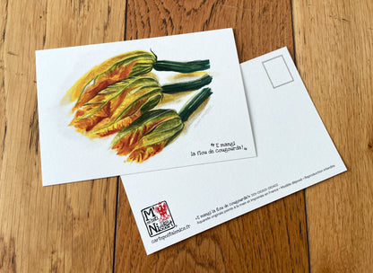 Carte postale " La Flou de Cougourda " Modèle basique - Studio Cartes Postales Nice