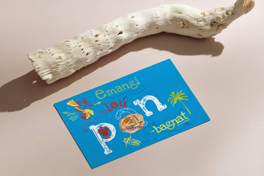 Lou Pan Bagnat fond azur - modèle immersive