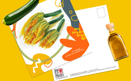 Carte postale " La Flou de Cougourda " Modèle immersive - Studio Cartes Postales Nice