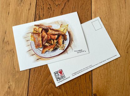 Carte postale " La Socca " Modèle basique - Studio Cartes Postales Nice