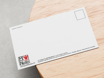 Carte postale " La Pissaladiera " Modèle basique - Studio Cartes Postales Nice