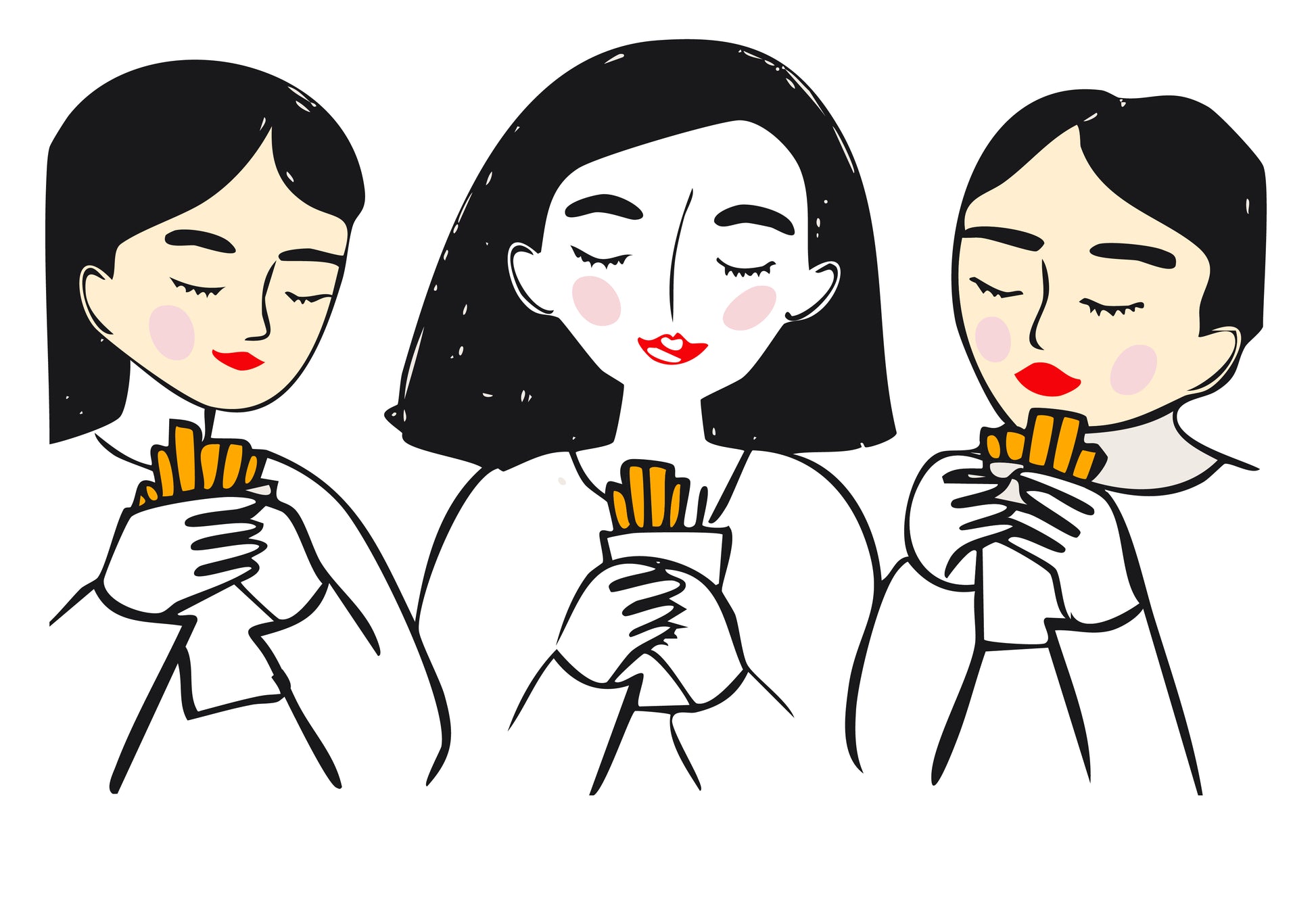 illustration Copines panisses