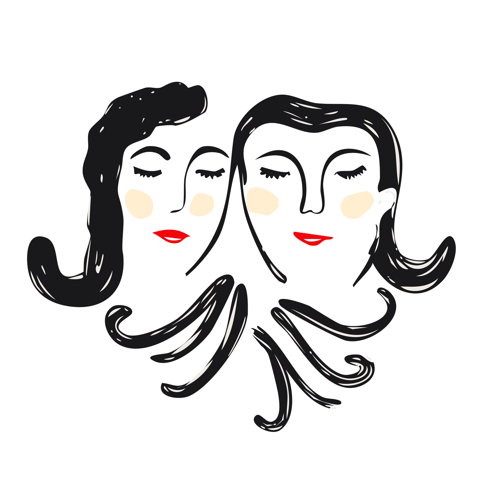 illustration Jumelles poulpe