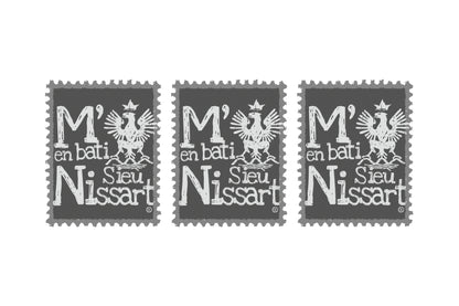 Carte postale " 3 timbres M'en Bati Sieù Nissart " - Studio Cartes Postales Nice