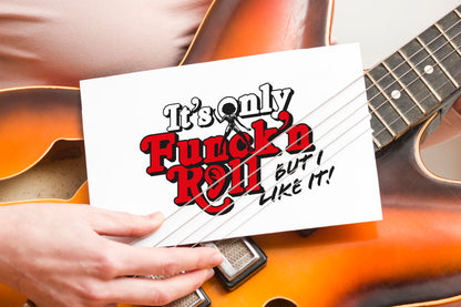 Carte postale " Its only Funck’n Roll " - Studio Cartes Postales Nice