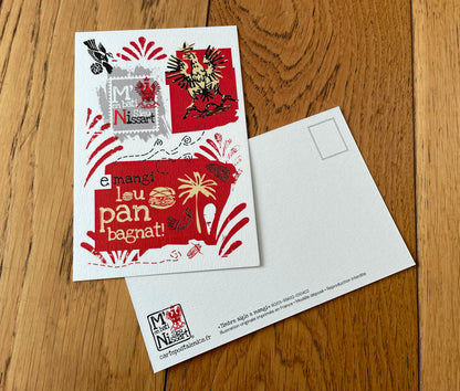 Carte postale " Aigle e mangi " - Studio Cartes Postales Nice
