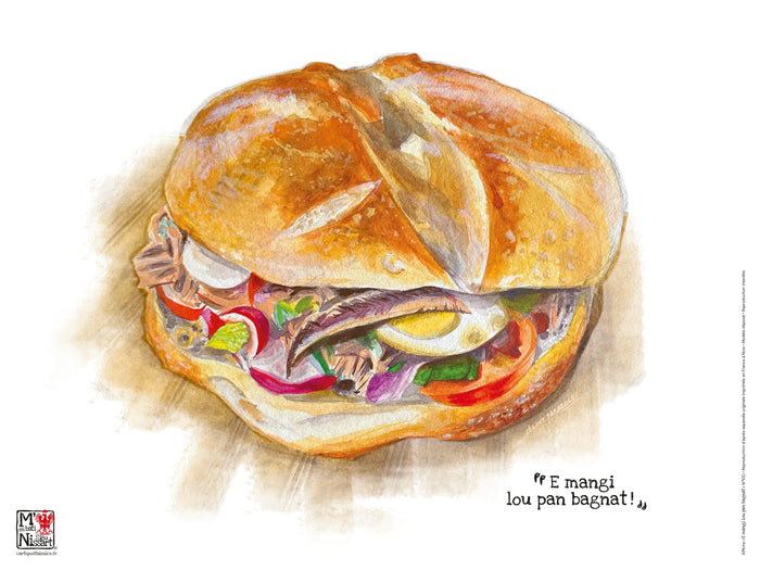 Affiche Pan-bagnat