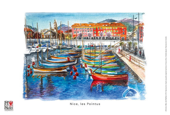 Affichette Nice, les Pointus