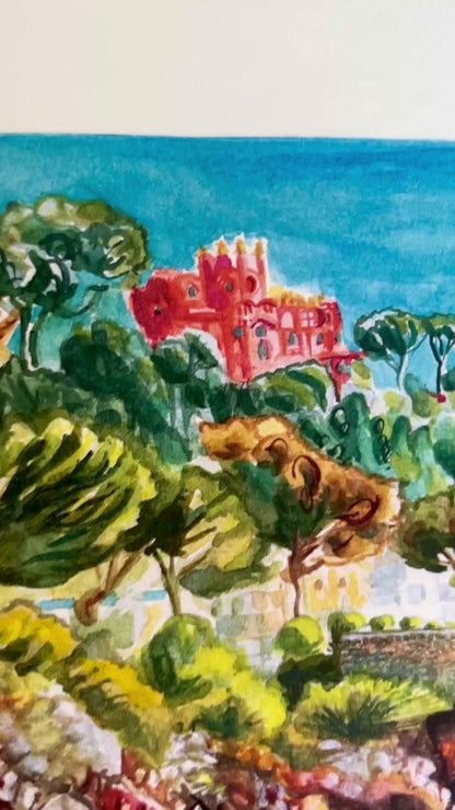 Aquarelle le Cap de Nice